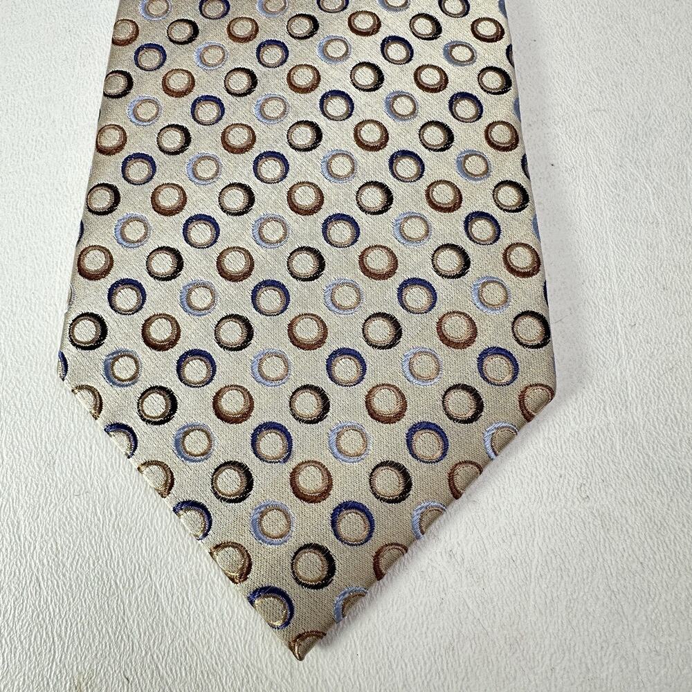 Duke And Duchess D&D Tie Men 64 in Silk White Black Micro Squares Wide Handmade